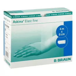 ASKINA Elast Fine Bandage 6 cmx4 m lahtiselt, 20 tk