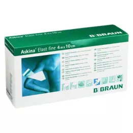 ASKINA Elast Fine Bandage 10 cmx4 m lahtiselt, 50 tk