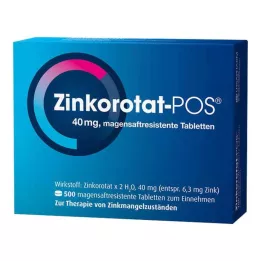 ZINKOROTAT POS gastroresistentsed tabletid, 500 tk