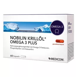 NOBILIN Krill Oil Omega-3 Plus kapslid, 60 tk