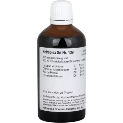 RETROPLEX SD Nr.139 tilka, 100 ml