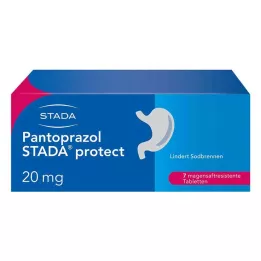 PANTOPRAZOL STADA Protect 20 mg gastroresistentsed tabletid, 7 tk