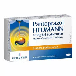 PANTOPRAZOL Heumann 20 mg kõrvetiste vastu msr tabletid, 7 tk