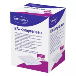 ES-KOMPRESSEN steriilne 7,5x7,5 cm 12-pakk, 10X10 tk