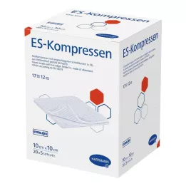 ES-KOMPRESSEN steriilne 10x10 cm 12-kordne hulgipakk, 20x5 tk