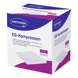 ES-KOMPRESSEN steriilne 10x10 cm 12-kordne hulgipakk, 10x10 tk