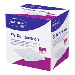 ES-KOMPRESSEN steriilne 10x10 cm 12-kordne hulgipakk, 5x20 tk