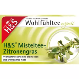 H&s eksitud segu sidrunrohufiltriga, 20x2,0 g
