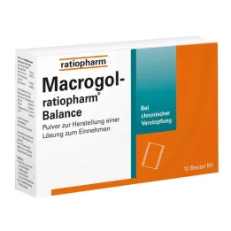 MACROGOL-ratiopharm Balance Plv.z.H.e.L.z.Einn., 10 tk