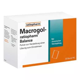 MACROGOL-ratiopharm Balance Plv.z.H.e.L.z.Einn., 30 tk
