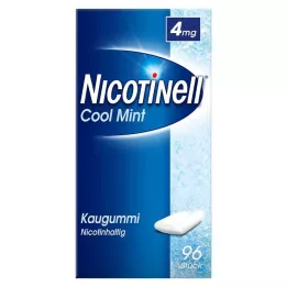 NICOTINELL Närimiskumm Cool Mint 4 mg, 96 tk