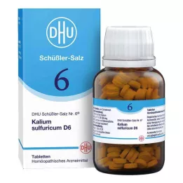 BIOCHEMIE DHU 6 Kalium sulfuricum D 6 tabletti, 420 tk