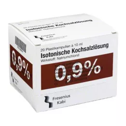 KOCHSALZLÖSUNG 0,9% Pl.Fresenius süstelahus, 20X10 ml
