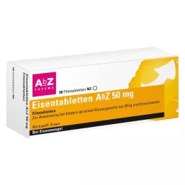 EISENTABLETTEN AbZ 50 mg õhukese polümeerikattega tabletid, 50 tk
