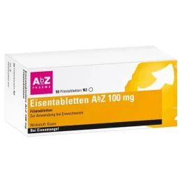 EISENTABLETTEN AbZ 100 mg õhukese polümeerikattega tabletid, 50 tk