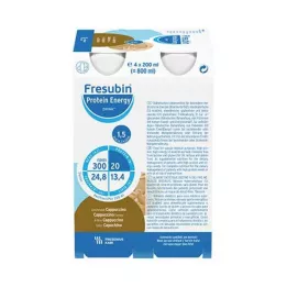 FRESUBIN PROTEIN Energia DRINK Cappuccino joogipudel, 4X200 ml