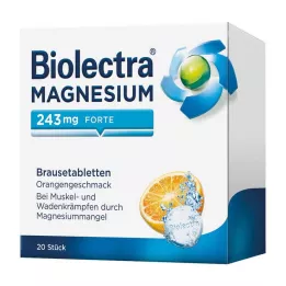 BIOLECTRA Magnesium 243 mg forte Orange kihisevad tabletid, 20 tk