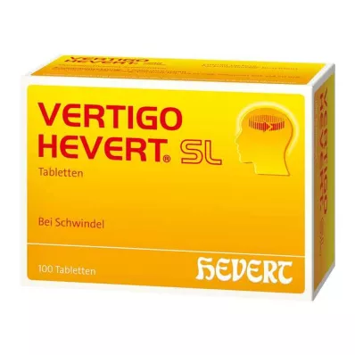 VERTIGO HEVERT SL Tabletid, 100 tk VERTIGO HEVERT SL Tabletid, 100 tk