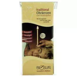 BIOSUN Kõrvaküünlad Traditsioonilised, 10 tk