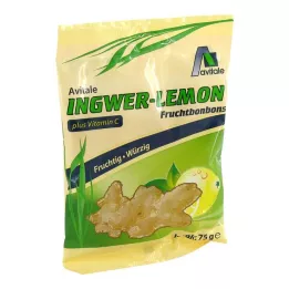 INGWER LEMON Bonbons + C-vitamiin, 75 g