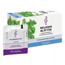 MELISSENBLÄTTER Teefiltri kotid, 20X1,5 g