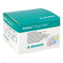 ASKINA Finger Bob värviline, 50 tükki