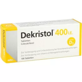 DEKRISTOL 400, st tabletid, 100 tk