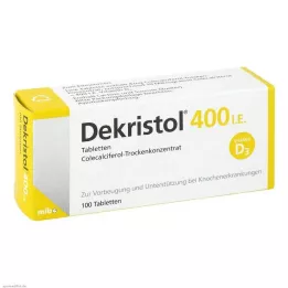 DEKRISTOL 400 RÜ tabletid, 100 tk