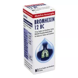 BROMHEXIN 12 BC Suukaudsed tilgad, 30 ml