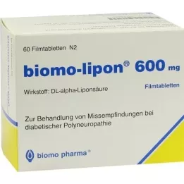 BIOMO-Lipon 600 mg kilega kaetud tabletid, 60 tk