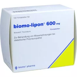 BIOMO-Lipon 600 mg kilega kaetud tabletid, 100 tk