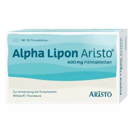 ALPHA LIPON Aristo 600 mg õhukese polümeerikattega tabletid, 30 tk