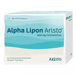 ALPHA LIPON Aristo 600 mg õhukese polümeerikattega tabletid, 100 tk