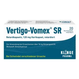 VERTIGO-VOMEX SR Toimeainet prolongeeritult vabastavad kapslid, 20 tk