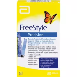 FREESTYLE Täpsed veresuhkru testribad ilma kodeerimiseta, 50 tk