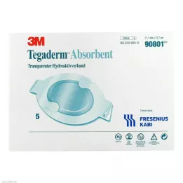TEGADERM Absorbent FK Ver.ovaalne 11,1x12,7 cm 90801, 5 tk