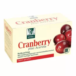 CRANBERRY ACEROLA Badersi filtrikotid, 20 tk