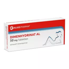 DIMENHYDRINAT AL 50 mg tabletid, 20 tk