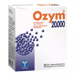 OZYM 20 000 gastroresistentset kõvakapslit, 200 tk