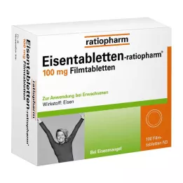 EISENTABLETTEN-ratiopharm 100 mg õhukese polümeerikattega tabletid, 100 tk