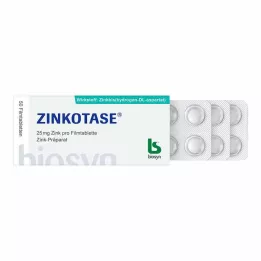 ZINKOTASE Õhukese polümeerikattega tabletid, 50 tk