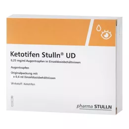 KETOTIFEN Stulln UD Üheannuselised silmatilgad, 10X0,4 ml