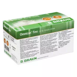 OMNICAN peen pliiatsikanüül 31 G 0,25x8 mm, 100 tk