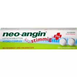 Neo-Angin harmooniline pluss Cherry Mentool, 20 tk