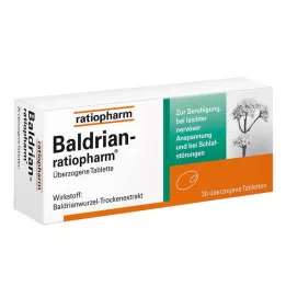 BALDRIAN-RATIOPHARM kaetud tabletid, 30 tk