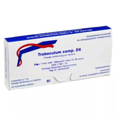 TRABECULUM komp.D 6 ampulli, 8 tk