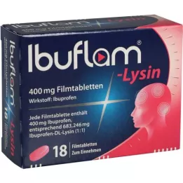 IBUFLAM-Lysiin 400 mg kilega kandes tabletid, 18 tk