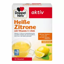 DOPPELHERZ kuuma sidruni C-vitamiini+tsingi graanulid, 10 tk