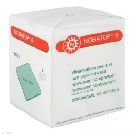 NOBATOP 8 kompressi 10x10 cm mittesteriilsed, 100 tk
