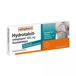HYDROTALCIT-ratiopharm 500 mg närimistabletid, 20 tk